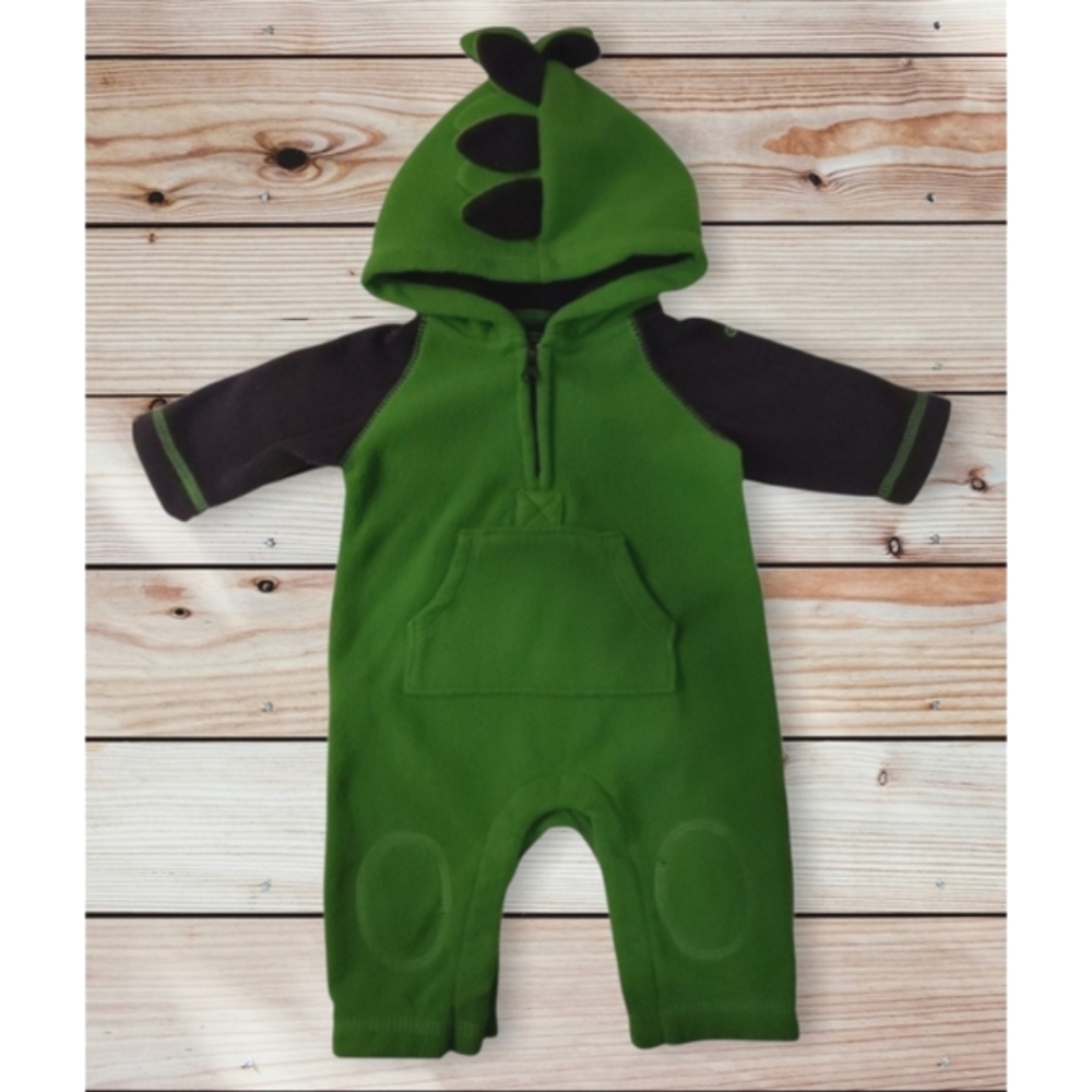 Baby Gap Romper Hooded Fleece Bodysuit Size 0-3 Mos